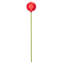 Vickerman 3" x 18" Shiny Ball Ornament Stick 12/Bag. 3 inch ornament on an 18 inch stick.-49334601