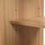 Ensemble de meuble-lavabo moderne avec évier, armoire de salle de bain avec portes et tiroir, armoire d'appoint