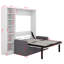 Lit escamotable avec canapé et tablettes Mironda-977862939