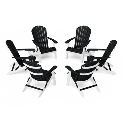 Heritage Folding Adirondack Chairs Set Of 6
