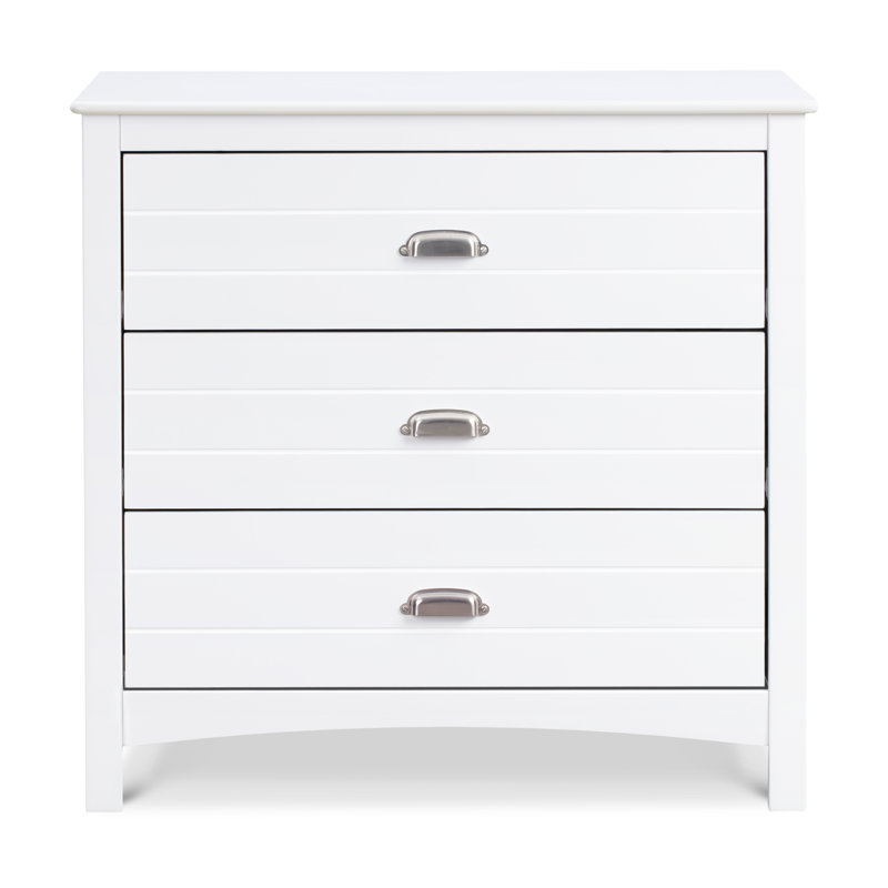 Commode 3 tiroirs Nolan, Blanc
