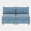 Canapé confortable de style moderne Mid-Century avec rangement pour différentes pièces-828256932