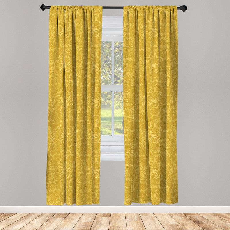 Panneaux de rideaux semi-transparents avec passe-tringle, 28 po x 63 po