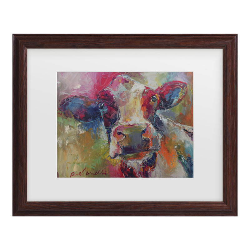 Modern & Contemporary, 16" H x 20" W x 2" D, Brown Framed