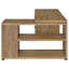 Bureau d'ordinateur à 3 tiroirs Caelum Mango 60 po, L 60 po x l 47,25 po x H 29,5 po, 1 pièce, bureau d'ordinateur - couleur mangue
