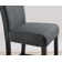 Carliana Fabric Counter Height Stools with Nailhead Trim, Set of 2