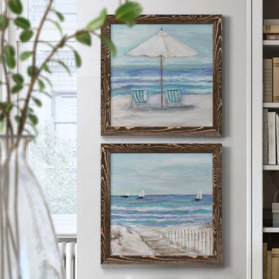 " Gulf Shores II " 2 - Pieces Painting Print