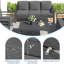 Aluminum Patio Furniture Set With Waterproof Cover-201318972