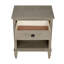 Table de chevet Victoria récupérée gris-1083342405