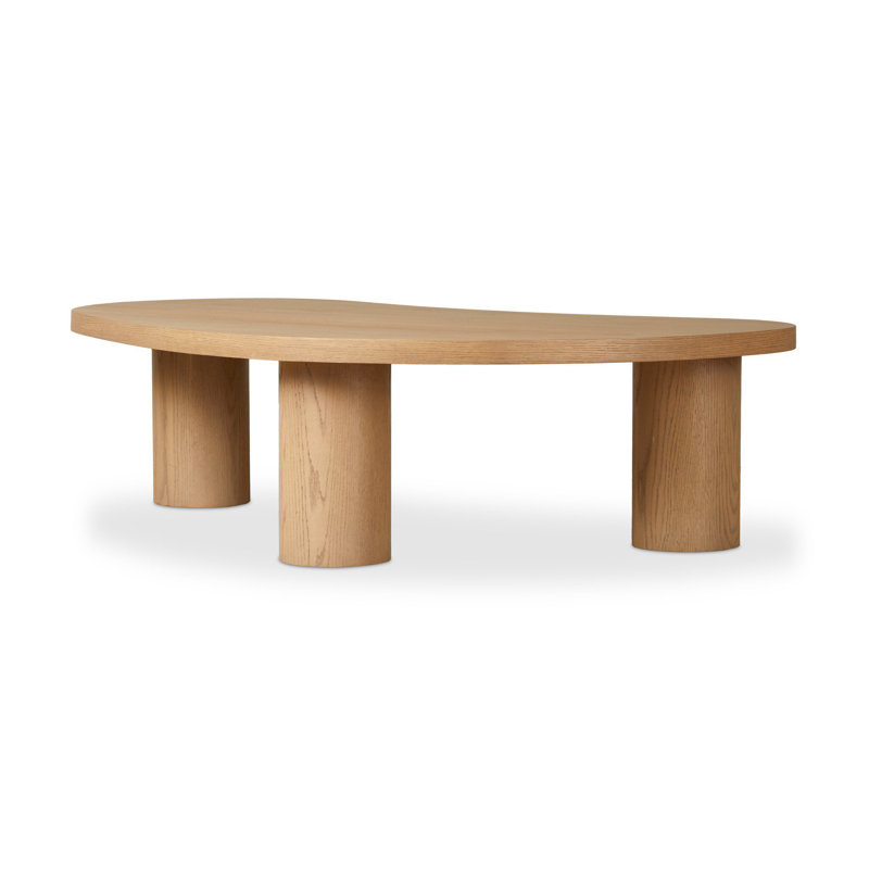 Joji Nesting Coffee Table-Large-Natural Oak Veneer, 16" H x 60" W x 37" D