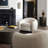 Pascal Swivel Chair In Bone Boucle Textured Fabric W/ Contoured Arms & Back-53629708