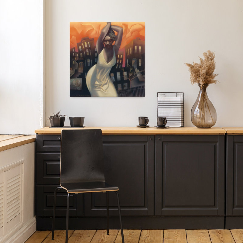 Harlem Heat, art urbain contemporain, H 18 po x l 18 po