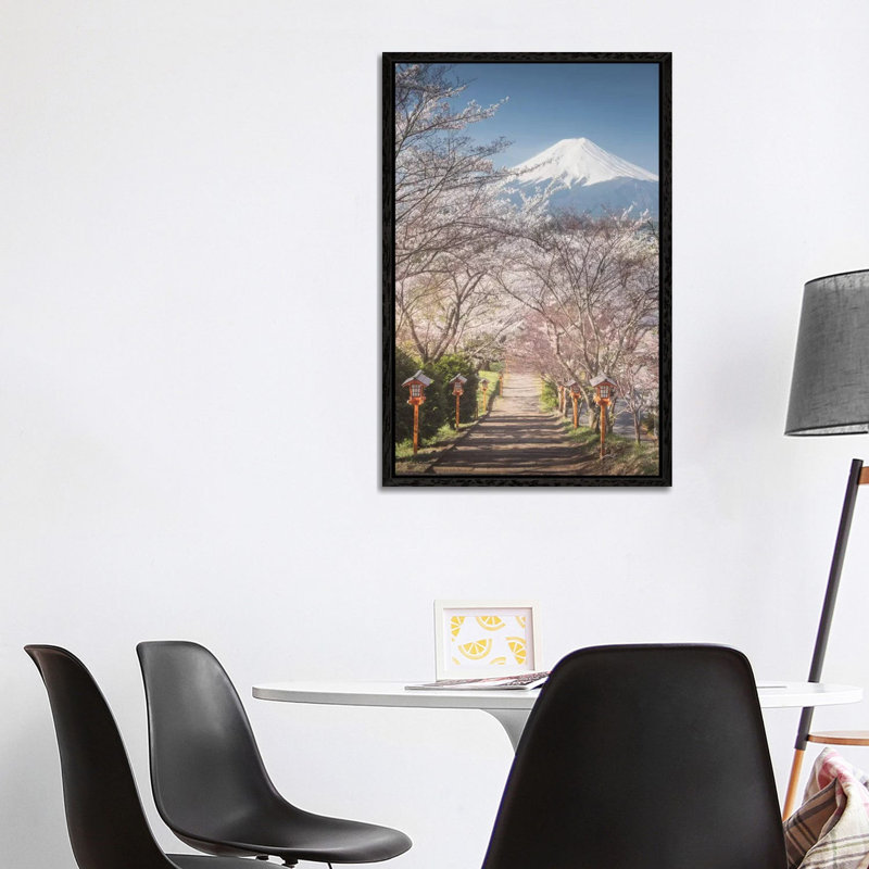 Spring In Japan I by Daniel Kordan - Print on Canvas, 101.6 cm H x 66.04 cm W, Black Framed