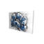 Petite fleur - Toile bleue classique contemporaine
