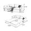 All-solid wood sofa bed is a folding dual-purpose bed for small-sized living rooms and bedrooms It can be disassembled Washed Pulled out and extended Sofa Bed Couch-116794246