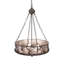 24" Wide Whispering Pines Inverted Pendant