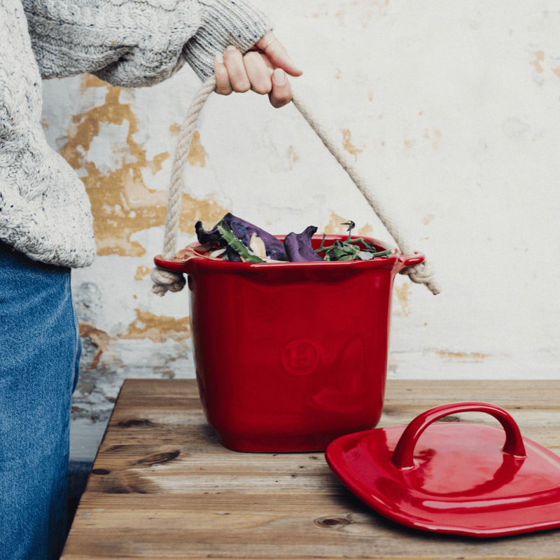 Burgundy Compost Bin