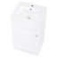 Meuble-lavabo 18 po avec lavabo, meuble-lavabo avec tablette de porte et tablette réglable, blanc-1225908312
