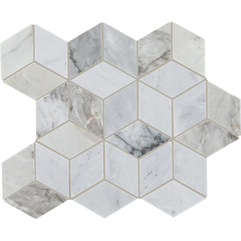 Daltile Sublimity Natural Stone Cubist Honed Mosaic (10 PC Per Carton) (8.00 SQFT Per Carton)