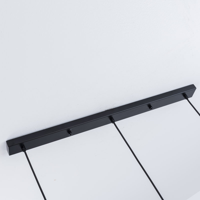 Akers 3 - Light Kitchen Island Pendant, Black