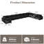 Canapé modulaire réversible en U 11 pièces-133007539