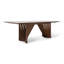 Modern Brazilian Laguna Glass Top Dining Table-1751456844