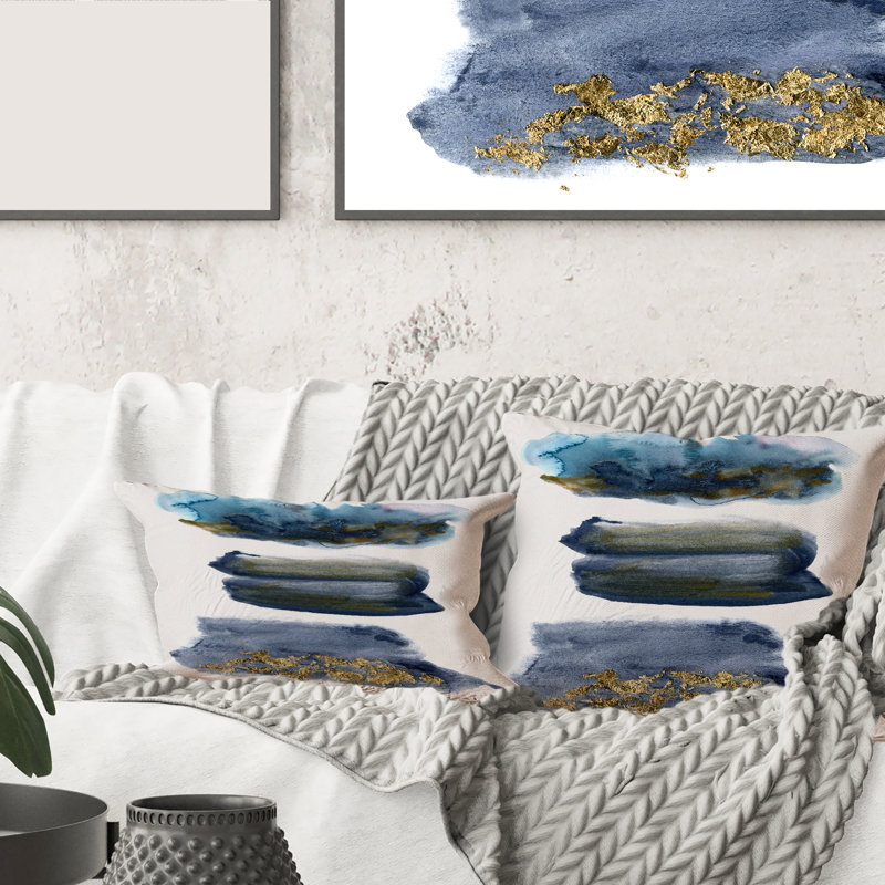 Abstract Throw Pillow