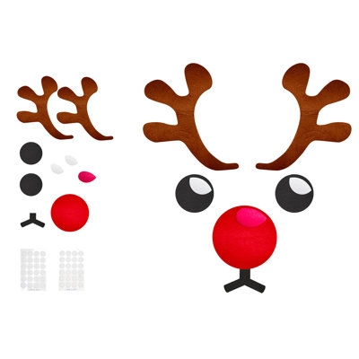 Diy Christmas Reindeer Wall Decal