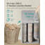 Large Laundry Hamper, 3-Compartment Basket With Removable Liners, Easy Assembly Basket For Bedroom, Handles-813646208