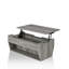 Table basse avec rangement à plateau relevable et tablette de plancher Lateafa-50180267