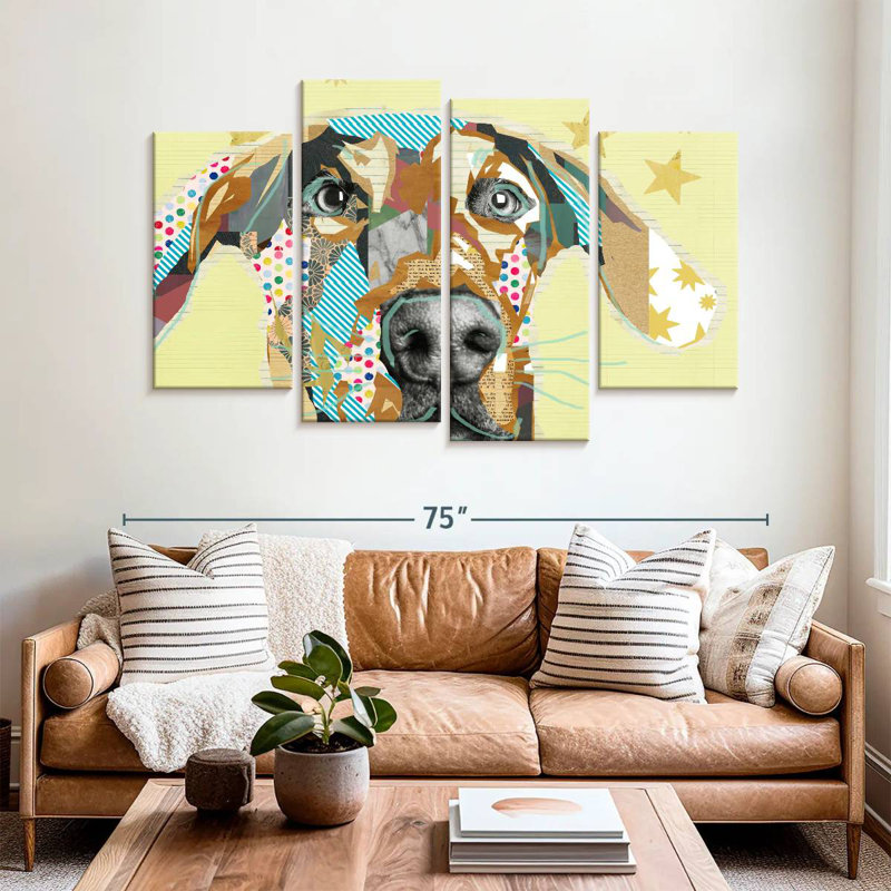 Brampt Doberman Collage, 42" H x 68" W