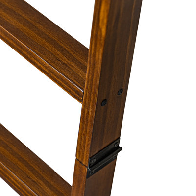 Lemi 6-Tier Solid Wood Blanket Ladder Shelf