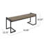 BANC INDUSTRIEL EN BOIS ET MÉTAL-1843864772