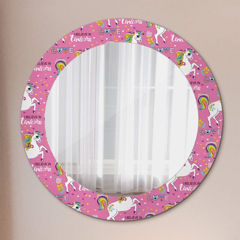 Huldar Glass Flat Wall Mirror