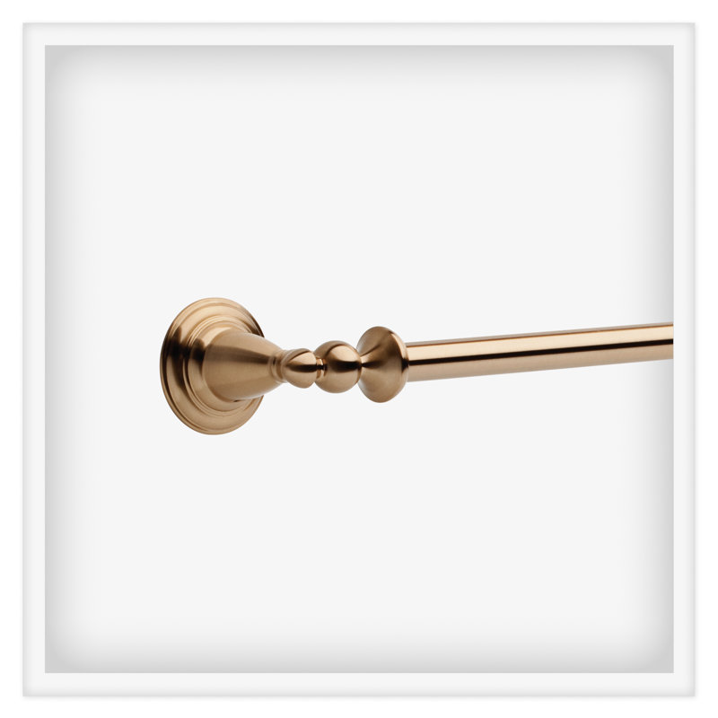 Victorian 33.5" Wall Mounted Towel Bar, Brilliance Champagne Bronze