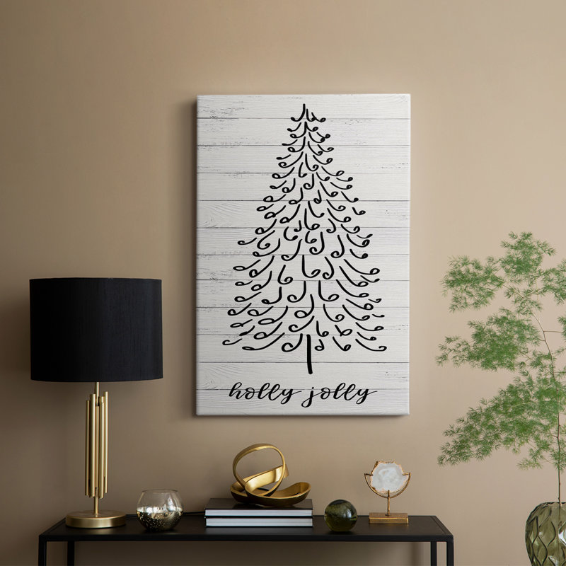 Holly Jolly - galerie Cavas sur mesure, H 27 po x l 18 po