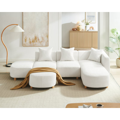 Canapé modulaire rembourré 109,8 po Boucle