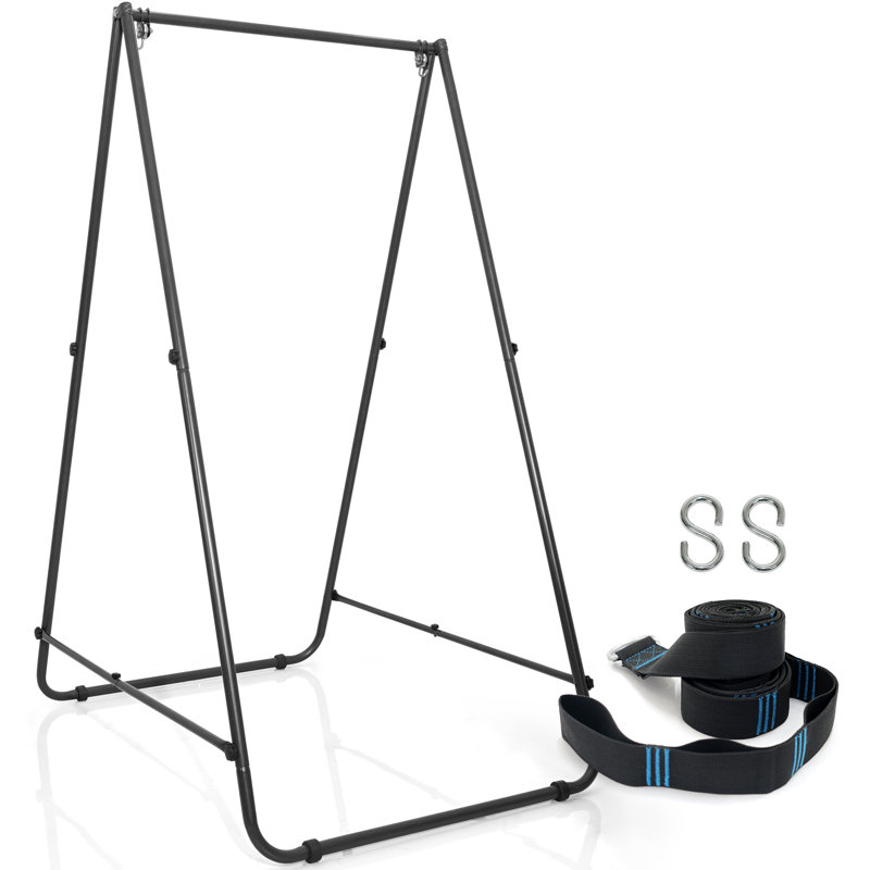 Steel Hammock Chair Stand, Black