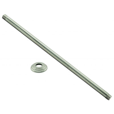 Westbrass 1/2" IPS x 48" Round Ceiling Mount Shower Arm with Flange