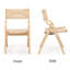 Chaises de salle à manger avec siège tissé et dossier en filet (ensemble de 2)-818965415-818965413