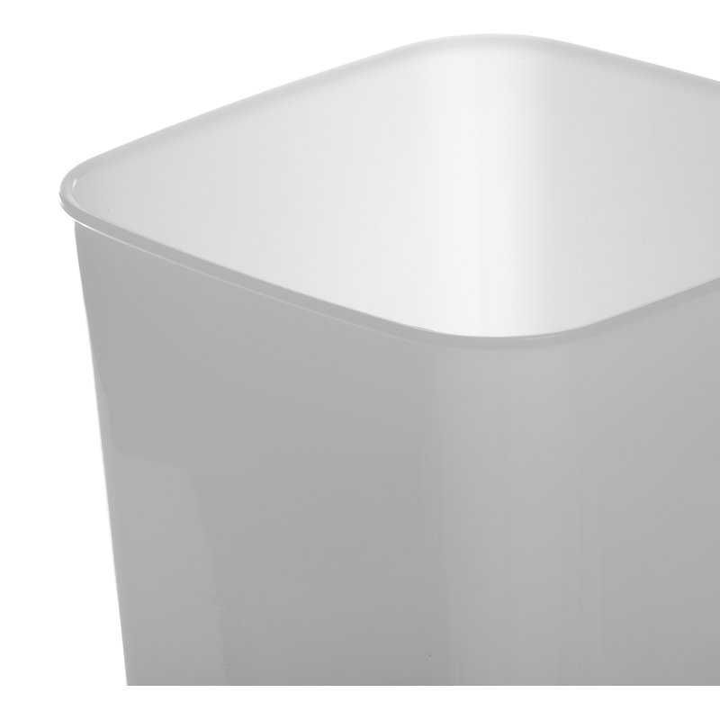 Contenant alimentaire en polyéthylène 6 pte - Blanc