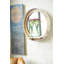 Flat Wall Mirror with Shelves