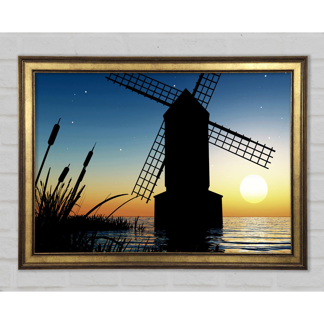 Windmühle Ocean Nights - Druck