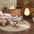Solid Wood Accent Stool-1191567805