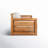 Baela 83.5" Wide Teak Patio Sofa with Cushions