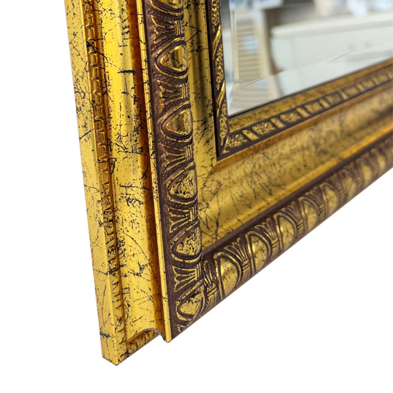 Gold PS Frame Wall Mirror, Gold