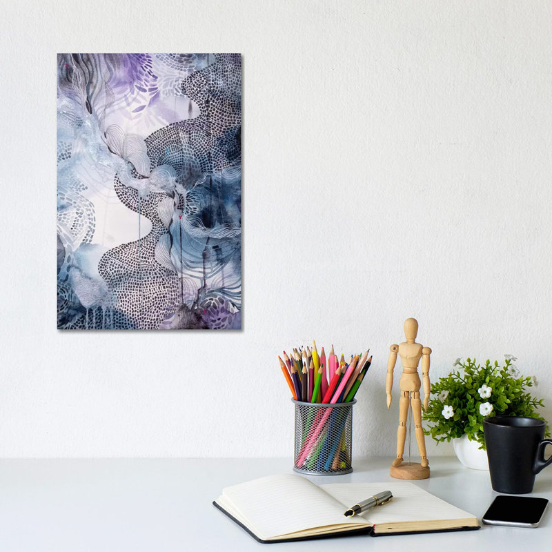 Midnight Waters by Helen Wells - Wrapped Canvas Print, 20.32 cm H x 30.48 cm W