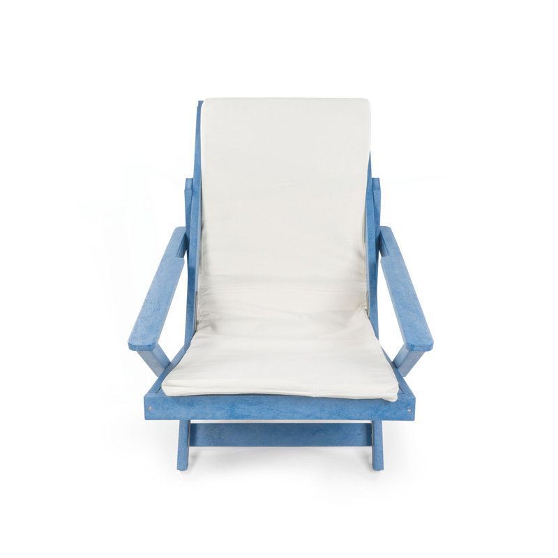 Méridienne d'extérieur pliable Pinecrest, Bleu