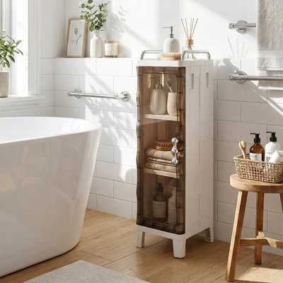 Plastic / Acrylic Freestanding Bathroom Shelves