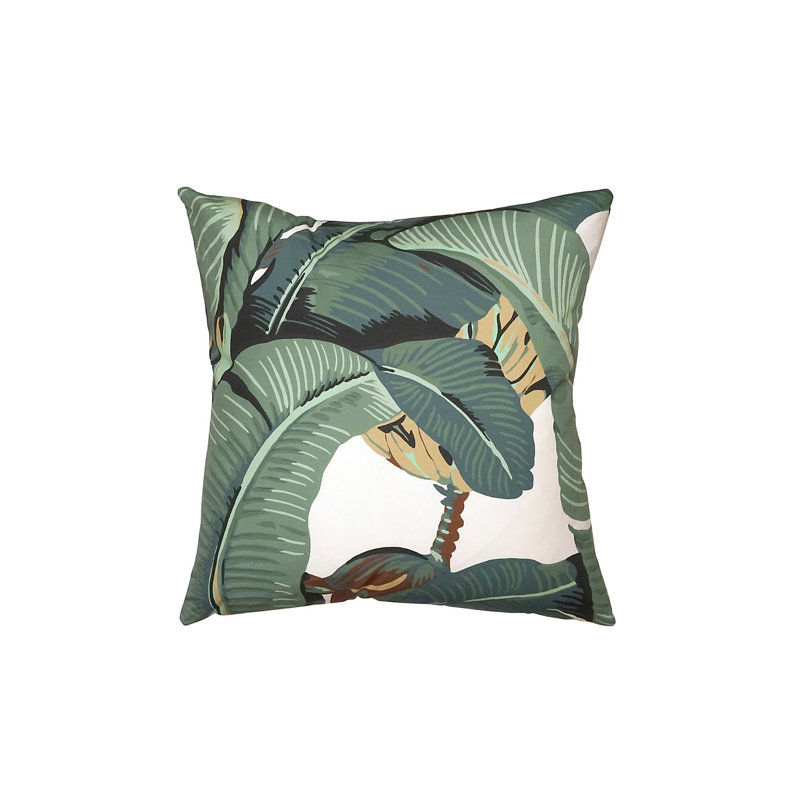 Hinson Palm Square Pillow Cover & Insert